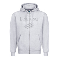 Heather Grey funny drugs the line king design Zipper Hoodie - linhVisuals