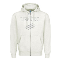 Oatmeal Heather funny drugs the line king design Zipper Hoodie - linhVisuals