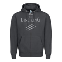 Smoke funny drugs the line king design Zipper Hoodie - linhVisuals