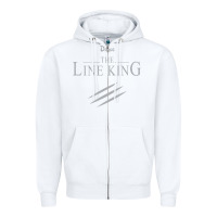 White funny drugs the line king design Zipper Hoodie - linhVisuals