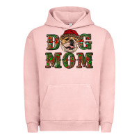 Pigment Salmon Christmas English Bulldog Mom Urban Hoodie - RanaPortraitStore