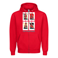 Red the four kings of boxing Zipper Hoodie - linhVisuals