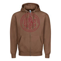 Chestnut colgate university seal Zipper Hoodie - linhVisuals