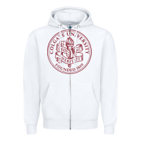 White colgate university seal Zipper Hoodie - linhVisuals