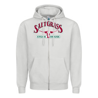 Dove Grey Saltgrass Steakhouse Zipper Hoodie - linhVisuals