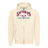 Sandshell Saltgrass Steakhouse Zipper Hoodie - linhVisuals