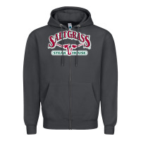 Smoke Saltgrass Steakhouse Zipper Hoodie - linhVisuals