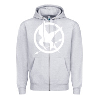 Heather Grey The Hunger Games Trilogy Zipper Hoodie - linhVisuals