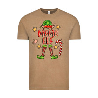 Vintage Coffee mama elf Vintage Tee - FaDigitalArtStudio