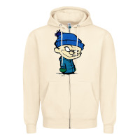 Sandshell calvin Zipper Hoodie - linhVisuals