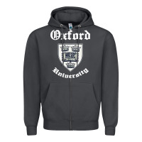 Smoke vintage oxford university 80s 90s Zipper Hoodie - linhVisuals