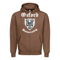 Chestnut vintage oxford university 80s 90s Zipper Hoodie - linhVisuals