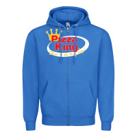 True Royal pizza king cowboy Zipper Hoodie - linhVisuals
