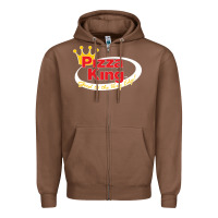 Chestnut pizza king cowboy Zipper Hoodie - linhVisuals