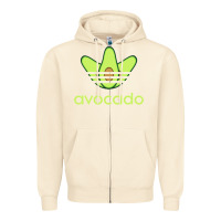 Sandshell newavocado originals three stripes Zipper Hoodie - linhVisuals