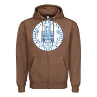 Chestnut eastern illinois university seal Zipper Hoodie - linhVisuals