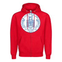 Red eastern illinois university seal Zipper Hoodie - linhVisuals