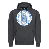 Smoke eastern illinois university seal Zipper Hoodie - linhVisuals
