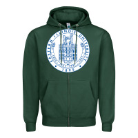 Sports Green eastern illinois university seal Zipper Hoodie - linhVisuals