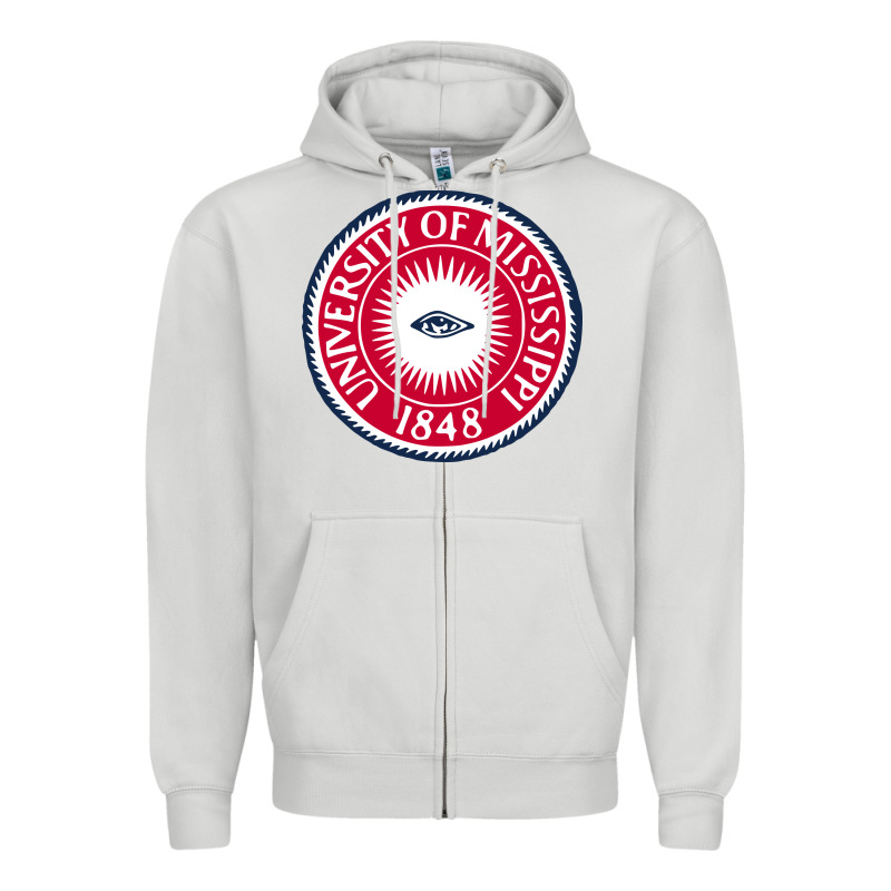 University Of Mississippi Seal Zipper Hoodie by linhVisuals | Teevron