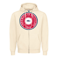 Sandshell university of mississippi seal Zipper Hoodie - linhVisuals