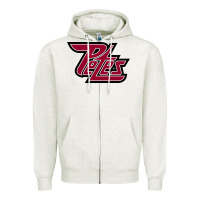 Oatmeal Heather peterborough team Zipper Hoodie - linhVisuals