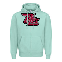 Seafoam peterborough team Zipper Hoodie - linhVisuals
