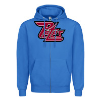 True Royal peterborough team Zipper Hoodie - linhVisuals