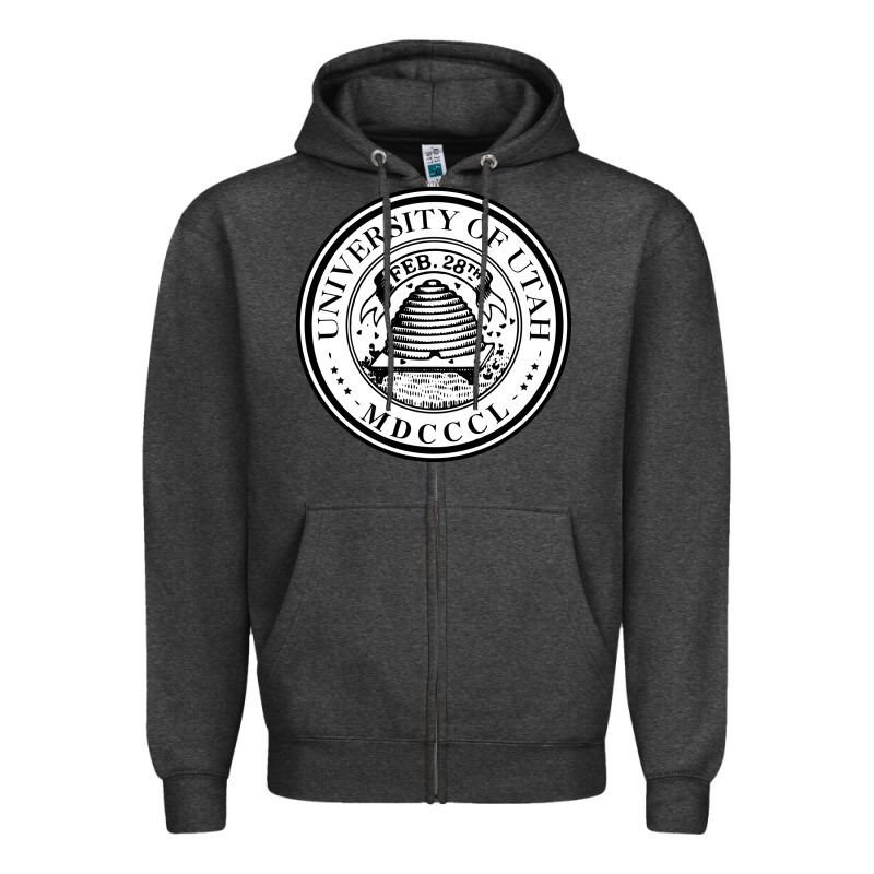 University Of Utah Seal Zipper Hoodie by linhVisuals | Teevron