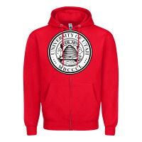 Red university of utah seal Zipper Hoodie - linhVisuals