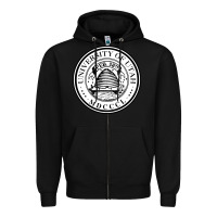 Black university of utah seal Zipper Hoodie - linhVisuals