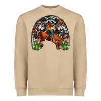 Mushroom rodeo cowboy rainbow Heavyweight Sweatshirt - JahusDesignShop