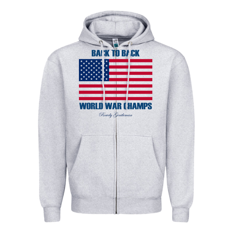 Newback To Back World War Champs Back Zipper Hoodie by linhVisuals | Teevron