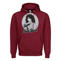 Burgundy kate bush legend song Zipper Hoodie - linhVisuals