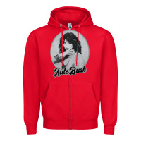 Red kate bush legend song Zipper Hoodie - linhVisuals