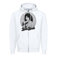 White kate bush legend song Zipper Hoodie - linhVisuals