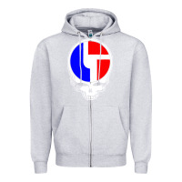 Heather Grey the disco biscuits best Zipper Hoodie - linhVisuals