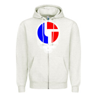 Oatmeal Heather the disco biscuits best Zipper Hoodie - linhVisuals