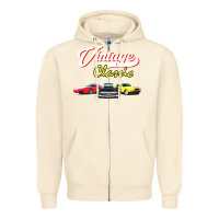 Sandshell vintage classic oldies cars Zipper Hoodie - linhVisuals