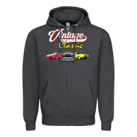 Smoke vintage classic oldies cars Zipper Hoodie - linhVisuals