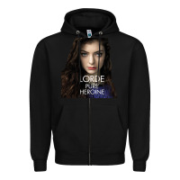 Black Lorde Zipper Hoodie - linhVisuals
