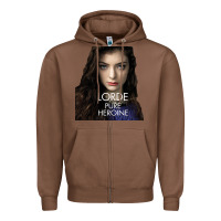 Chestnut Lorde Zipper Hoodie - linhVisuals