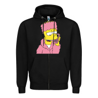 Newbart Simpson Camron Zipper Hoodie | Teevron