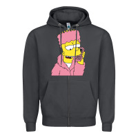Smoke newbart simpson camron Zipper Hoodie - linhVisuals