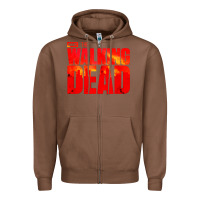 Chestnut the walking dead blood Zipper Hoodie - linhVisuals