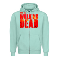 Seafoam the walking dead blood Zipper Hoodie - linhVisuals