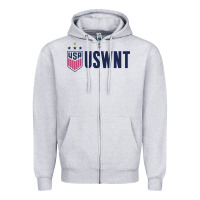 Heather Grey uswnt champion Zipper Hoodie - linhVisuals