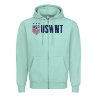 Seafoam uswnt champion Zipper Hoodie - linhVisuals