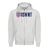 Dove Grey uswnt champion Zipper Hoodie - linhVisuals