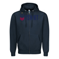 Navy uswnt champion Zipper Hoodie - linhVisuals